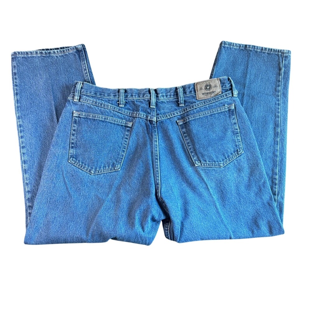 Wrangler Authentic Jeans Menswear Size 38x30 Denim Pants Classic Fit‎ Blue